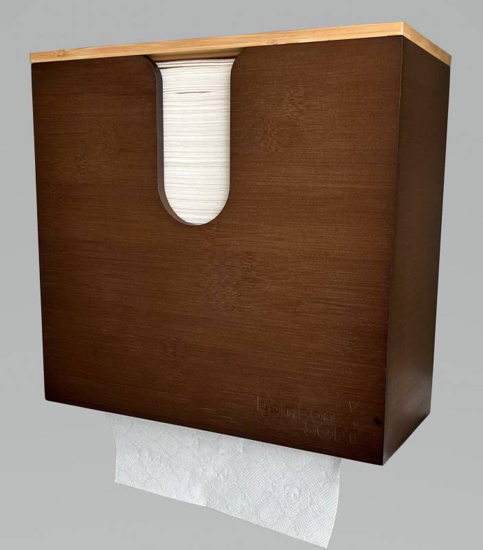 Dispenser BambooSoft für Falthandtücher multifold (Z, V, C, W, M)