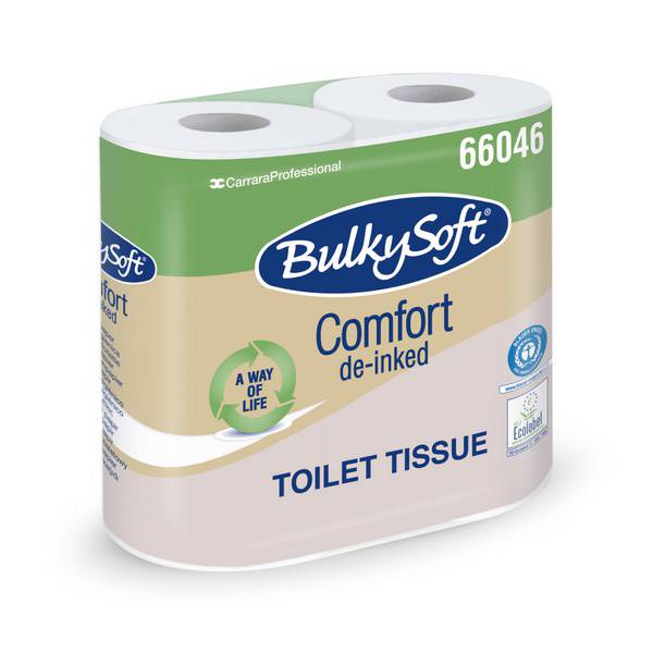 Toilettenpapier BulkySoft Comfort, Recycling de-inked