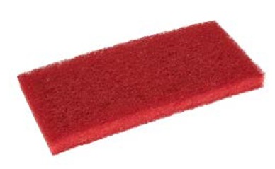 3M Scotch-Brite Maxi-Pad, 117x254mm, rot