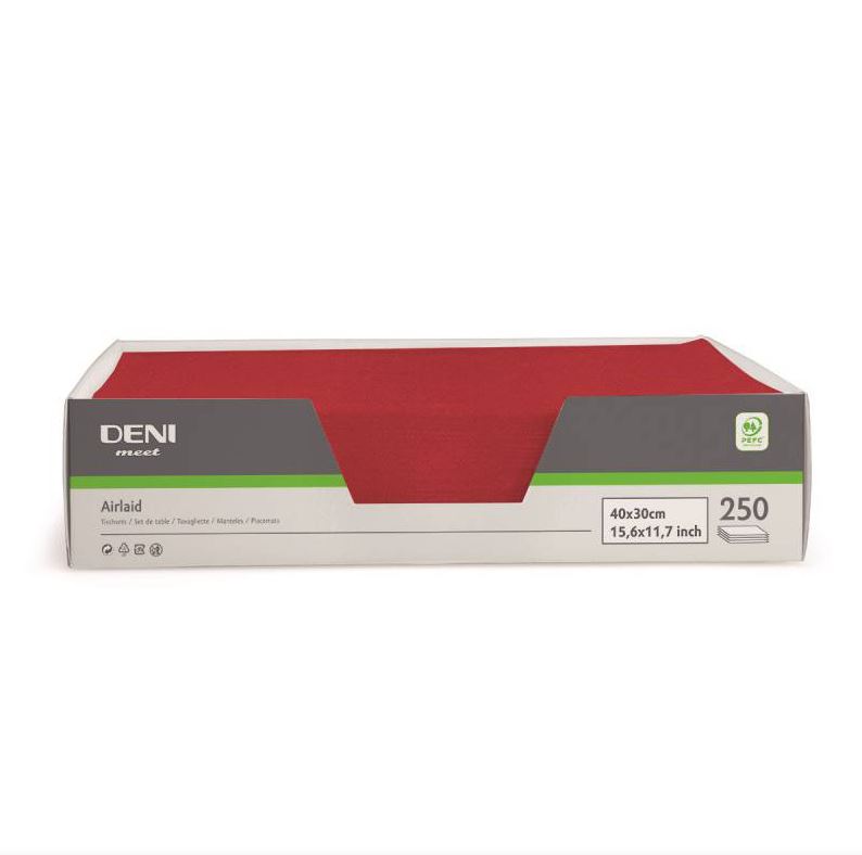 Tischset Airlaid, 30x40cm, rot