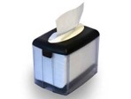 Serviettenspender BulkySoft Tischbox tr/schwarz