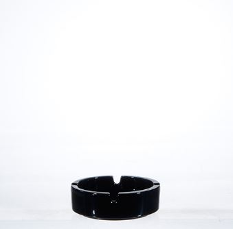 Aschenbecher rund, schwarz, ø107mm 