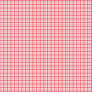 Dunicel Mitteldecken Giovanni, rot/weiss karo