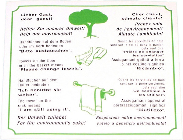 Aufkleber ''Der Umwelt zu liebe'', 10x10cm !NSV!