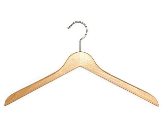 Kleiderbügel 44cm Buchenholz ohne Steg
