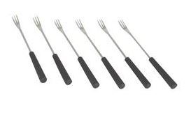 Käsefondue-Gabel Kunststoffgriff schwarz