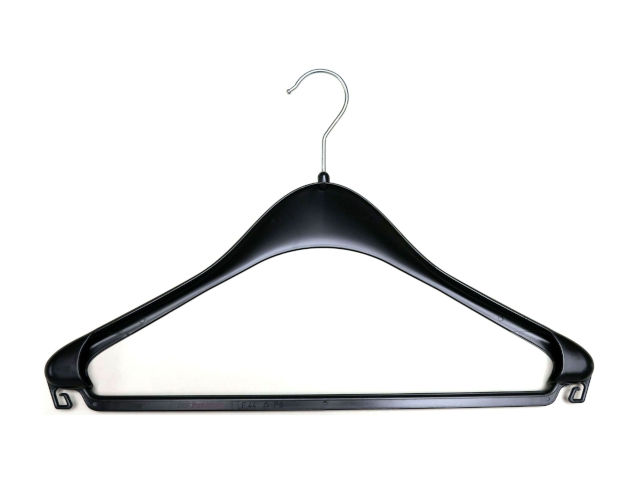 Kleiderbügel 44cm und Rockhack KS schwarz mit Steg