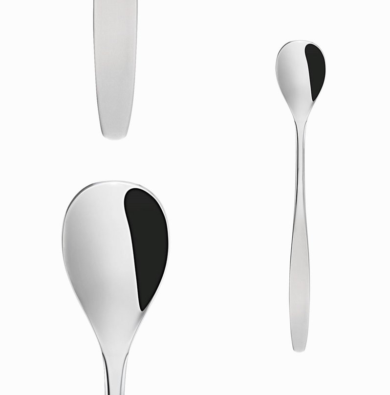 Limonadenlöffel Capri ganz poliert/all mirror