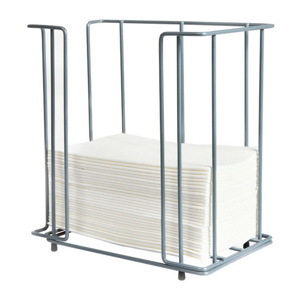 Serviettenspender Dinner/Lunch, verchromt, 1/8-Falz (10x20cm), für 40x40cm