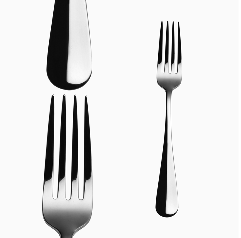 Dessertgabel Baguette Gastro poliert/all mirror