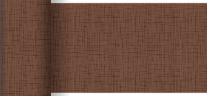 Dunicel Tischläufer Linnea 0.15x20m chestnut