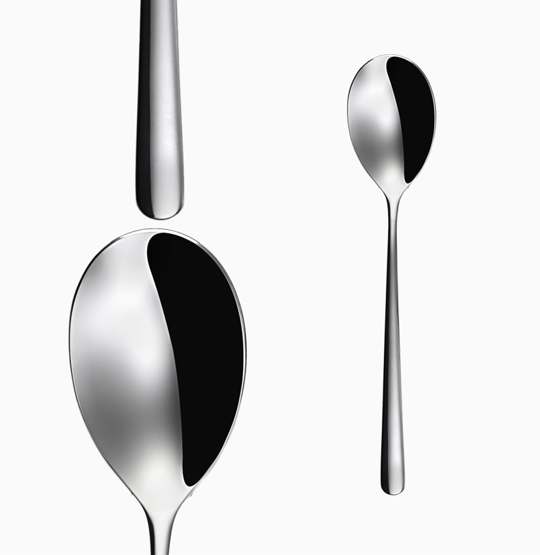 Esslöffel City ganz poliert/all mirror 205mm