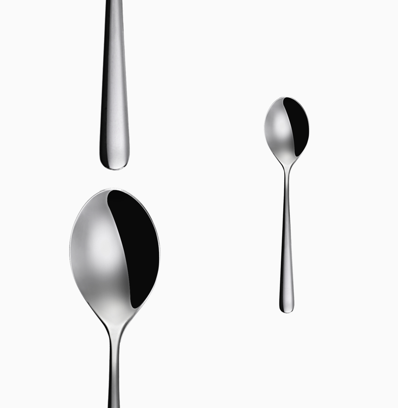 Dessertlöffel City ganz poliert/all mirror 182mm