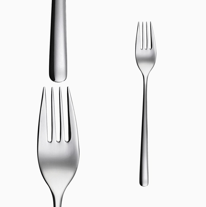 Dessertgabel City ganz poliert/all mirror 182mm