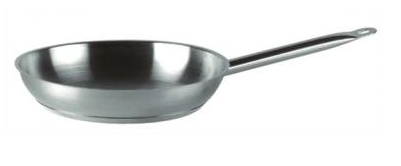 Bratpfanne Basic ø28cm, Boden: 22.5cm, unbeschichtet, Piazza