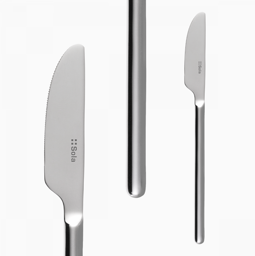 Tafelmesser Horizont II poliert/mirror