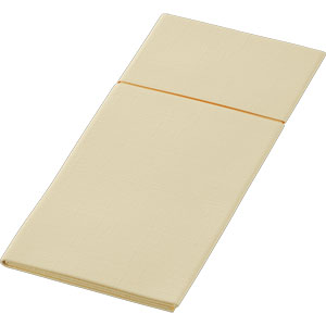 Bio-Duniletto Serviettentaschen Slim, 40x33cm, champagner
