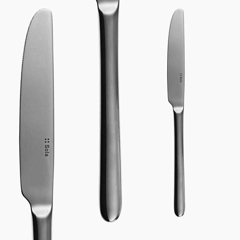 Tafelmesser City ganz poliert/all mirror