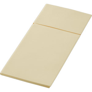 Duniletto Serviettentaschen, 48x40cm, cream