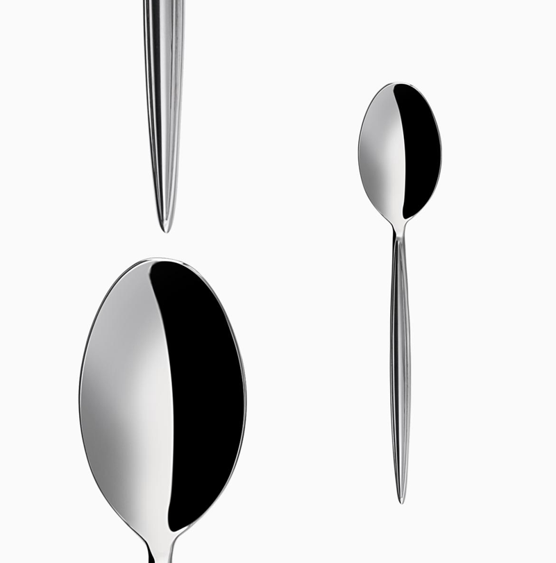 Dessertlöffel Platinum Line Hohlheft, 196mm