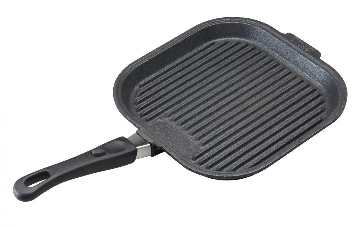 Grillpfanne TTM 27x27cm, Kunststoff Griff