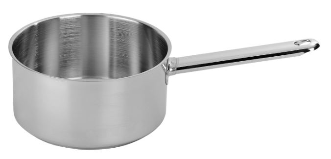 Stielkasserole halbhoch, Boden: 13.7cm