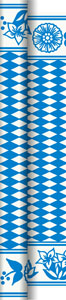 Dunicel Tischdeckenrolle, 0.9x40m, Bayrische Raute