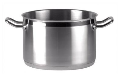 Kochtopf halbhoch, Boden: 29cm