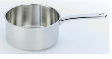 Stielkasserole halbhoch, Boden: 19.7cm