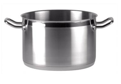 Kochtopf halbhoch, Boden: 32cm