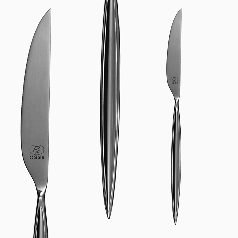 Tafelmesser Platinum Line Hohlheft m/WS, 237mm