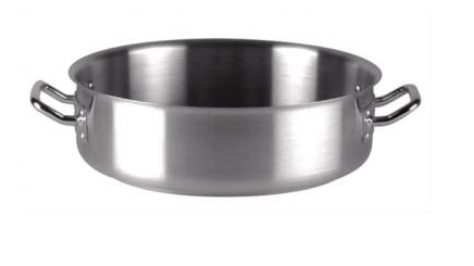 Kochtopf nieder, Boden: 42cm