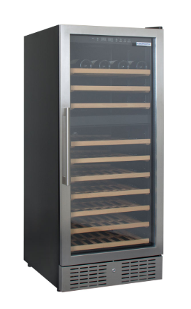 Weinklimaschrank WKH120F01 Edelstahl