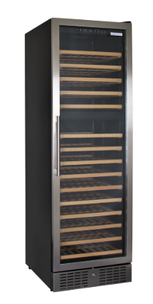 Weinklimaschrank WKH168F01 Edelstahl