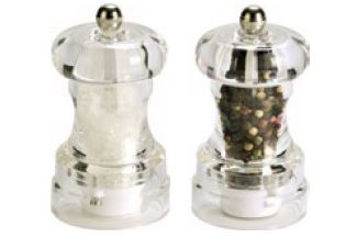 Pfeffermühle Acryl glasklar 100mm