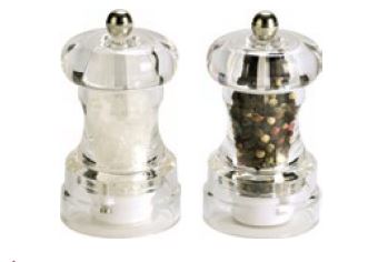 Salzmühle Acryl glasklar 100mm