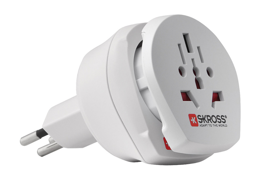 Steckdosen-Reiseadapter SKROSS CH to World