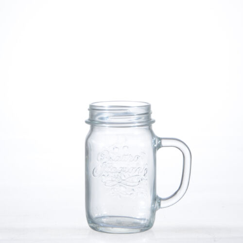 Drinking Jar Quattro Stagioni 41.5cl, mit Henkel H136mm, ø77mm