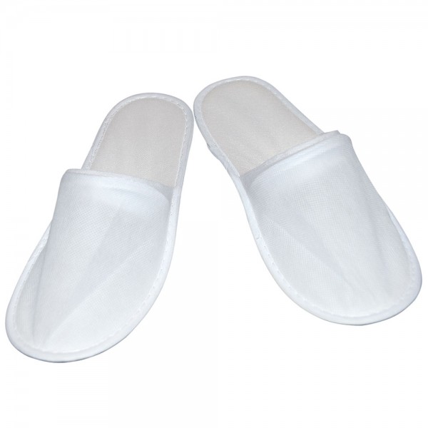 Einweg-Slipper 'ECO' geschlossen weiss 28cm