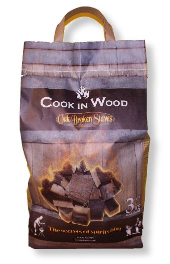 Cook in Wood Räucher Chunks aus alten Eichenfässer, 3kg