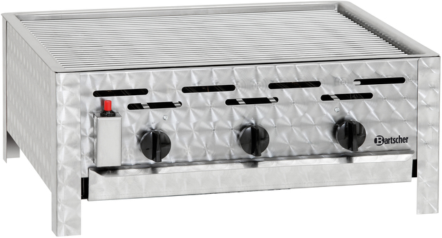 GasGrill aus Edelstahl ohne Untergestell