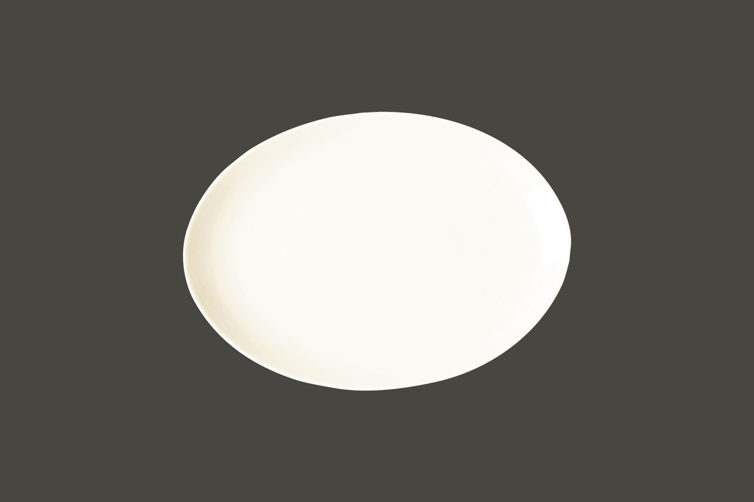 Coupeteller flach oval 32x23cm Porzellan Nano RAK