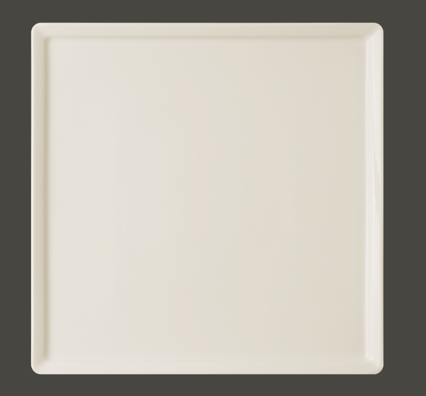 Teller flach quadratisch 25x25cm Porzellan Ginger Allspice RAK