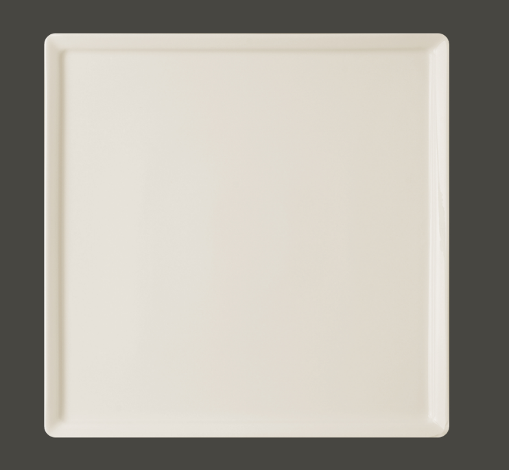 Teller flach quadratisch Porzellan Ginger Allspice RAK