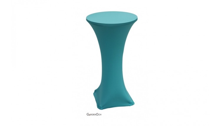 Stretchhusse für Stehtische ø60cm, hellblau