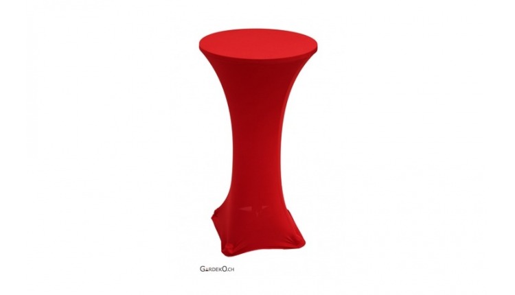 Stretchhusse für Stehtische ø60cm, rot