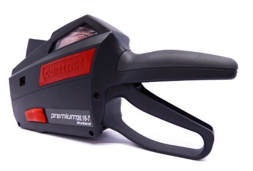 Preisauszeichner Contact mit 13-Zeilen Wortband