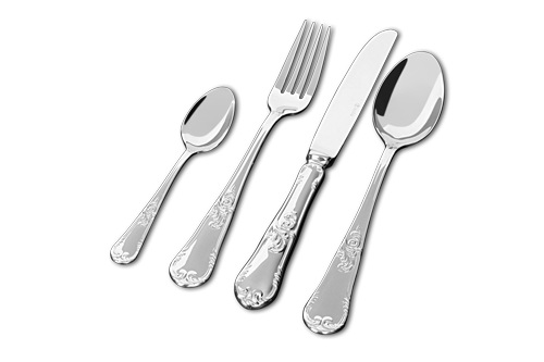 Tafelmesser Hohlheft m/WS Belle Epoque poliert, 219mm