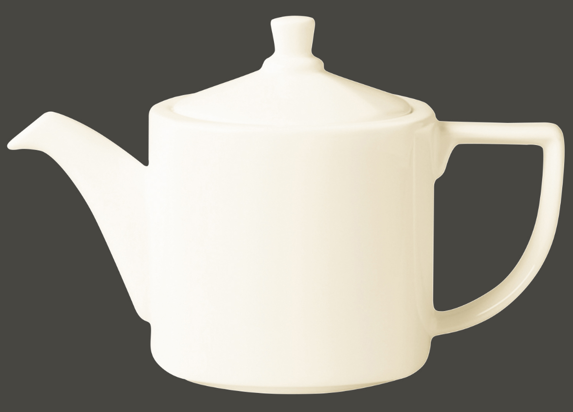 Teekanne mit Deckel, 40cl stapelbar Porzellan Ska RAK