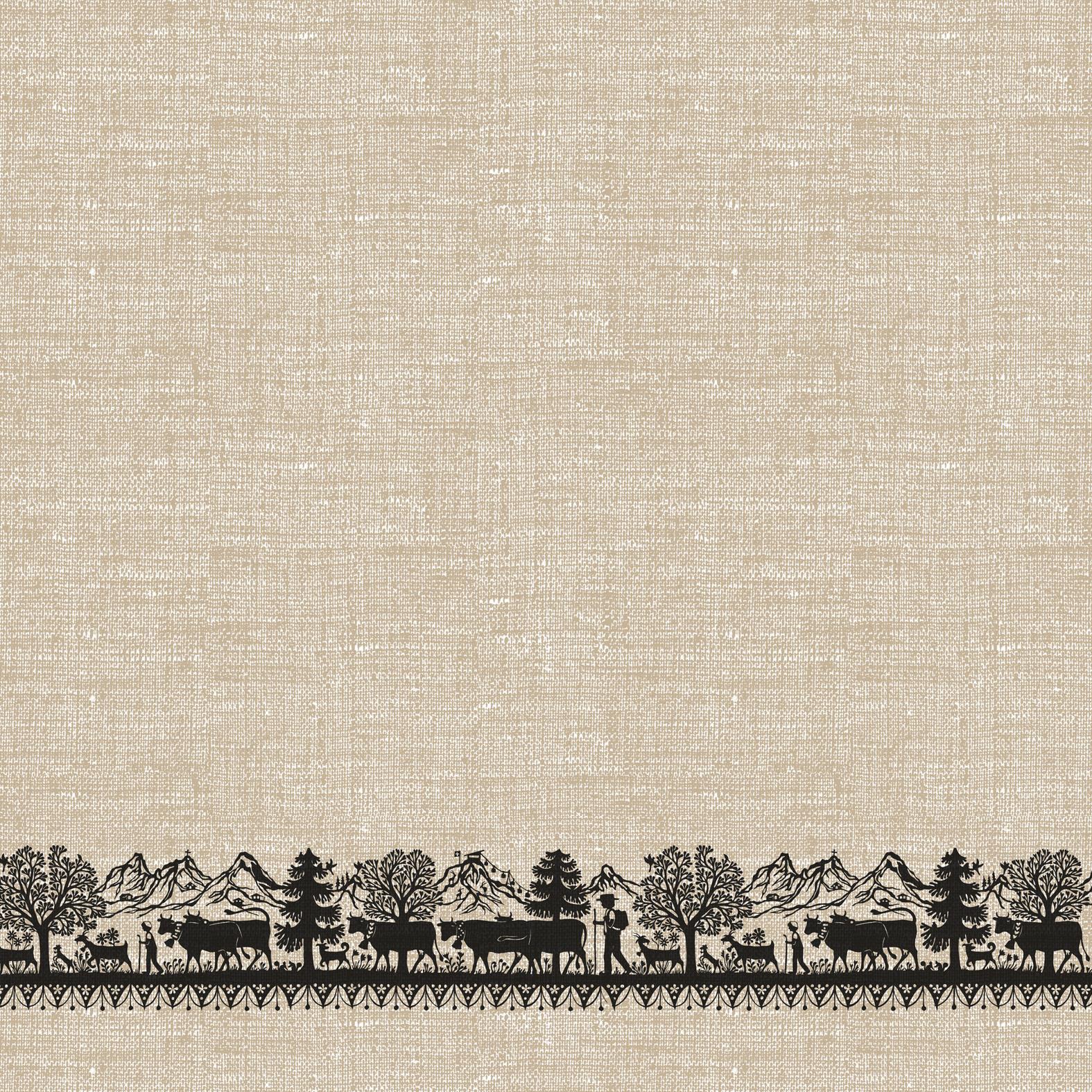 Servietten Swiss Edition, 1/4-Falz, 40x40cm